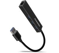 Multiport-Hub AXAGON HMA-GL3A USB 3.0 Typ A, Gbit-LAN, 3x USB-A, microSD