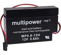 Multipower - Batería de Plomo para Motor de persianas (12 V, 0,8 Ah)