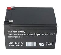 Multipower MP12-12B Baterías acumuladoras de plomo ácido 12V 12Ah