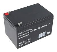 Multipower MP12-12C Baterías acumuladoras de plomo ácido12V 12Ah resistentes a los ciclos