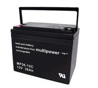 Multipower MP36-12C / 12V 36Ah Batería de plomo AGM Tipo de ciclo