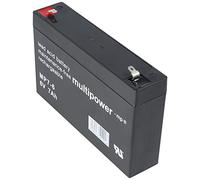 Multipower MP7-6 - Batería de plomo (6 V, 7000 mAh, Faston 4,8 mm)