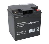 Multipower MPC30-12I Batería AGM - 12V, 30Ah, Resistente A Ciclos
