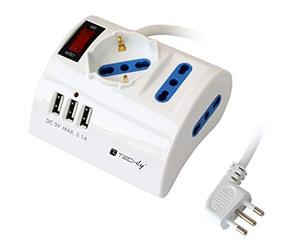 Multipresa tavolo Techly IUPS-PCP-DESK10AP