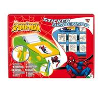 Multiprint 8817 - Juego de creación de pegatinas con diseño de Spiderman, incluye 7 tampones para estampar
