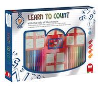 Multiprint Set Educativo Números, Box de 26 Sellos 100% Made in Italy, Marcadores Niños, Set Sellos Niños en Madera y Caucho Natural, Tinta Lavable no Tóxica, Idea de Regalo, Art. 01940