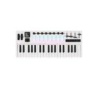 Multipurpose 37 Key Keyboard With Dynamic Response Plug And Play Connectivity Suitable For Seamless Workflow USB MIDI Keyboard With Programmable Knobs
