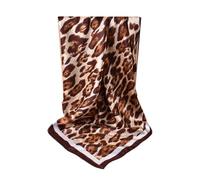 Multipurpose Animal Print Square Scarf Soft Polyester Neck Scarf Breathable Headscarf For Neck Head Shoulder Styling Casual Party Travel Neckerchief