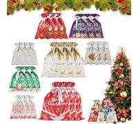 Multipurpose Cartoon Treat Bags, Portable Goodie Bags, Colorful Favors, 24X Treat Bags, Festive Candy Bags, Holiday Bags, Fun Christmas Supplies, Durable Drawstring Pouches, Children'