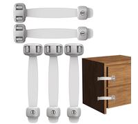 Multipurpose Child Safety Lock - Proof Door and Drawer Locks | Flexible Cabinet for Home, Kitchen, Appliances Protects Children from Accessing Cabinets, Drawers, Doors, Easy-to-Use