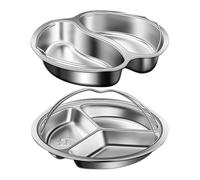 Multipurpose Cooker Steamer Basket - Compartmentalized Steaming Tray, Ergonomic Handle Anti-Scald Steamer Pot, Efficient Steam Cooking, Vegetable And MeatSteamer, Safe Kitchen Cooking Accessory