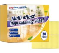 Multipurpose Dissolvable Floor Cleaning Sheets - Water-Soluble Floor Cleaning Sheets, Powerful Stain Removal, Floors Cleanings Tablets for Hardwood, Laminate Floors, Wall Tiles (1Box)