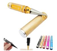 Multipurpose Manual Hole Punch,Steel Metal 0-14 mm Alloy Hole Puncher Reamer,Multifunctional Woodworking Opener,Expanding Hole Tool for Plastic & Wood,Hand Tools (Gold)