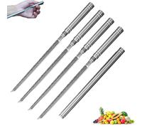 Multipurpose Outdoor Portable Fruit Cut, Mini Fruit Sticks Cut, Multipurpose Outdoor Portable Fruit Cut with Sheath, Suitable for Kitchens or Restaurants, Cutting and Cooking Knives (4pcs)