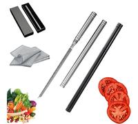 Multipurpose Outdoor Portable Fruit Knife With Sheath, Fruit Knife Small, Mini Stainless Steel Stick Knife, Sharp And Durable Small Knife For Camping, Picnic, Outdoor (2Pcs-Black+Silver)