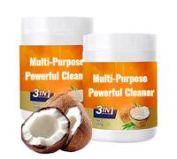 Multipurpose Powerful Cleaner 3 in 1, Heavy Duty Degreaser and Stain Remover Paste for Kitchen, Oven, Grill, Stove, Tiles, Stainless Steel, All Purpose Household Cleaning Solution (2pc)