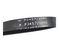 Multirib Correa Trapezoidal Correa Transmisión para Cinta Correr Goma PJ457 180J 5 Nervaduras Ranuras Múltiples Cuñas Múltiples Motor Correas Transferencia