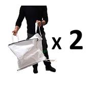 MULTISAC 10. 2 Big Bag 45x45x45cms. FIBC 500 KG con asa para facilitar la descarga. Ideal para la gestión de escombros y jardinería. (2 unidades)