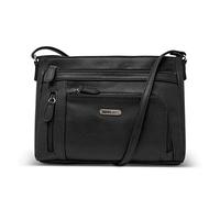 MultiSac Bolso Bandolera Summerville East West, Cuerpo Cruzado para Mujer, Black