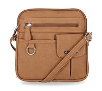 MultiSac North South Mini Zip Around Crossbody Bag, Bolso Cruzado para Mujer