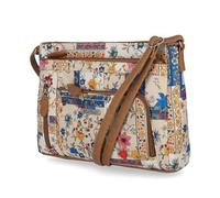 MultiSac Summerville East West Crossbody Bag, Cuerpo Cruzado Mujer, Bonitos Parches, Talla única