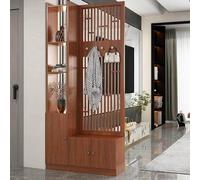 MultiSto - Separador de espacio de madera resistente a la luz con banco oculto y entrada (pera amarilla de 90 cm), ideal para el hogar y la oficina