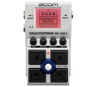 Zoom MS-50G+ Pedal multiefectos para guitarra, 1 stompbox, 100 efectos, salidas estéreo, afinador, incluye drivers, modulaciones, delays, reverbs, compresores y más