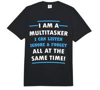 Multitarea Puedo Escuchar Ignorar Olvidar Todo Al Mismo Tiempo Comfort Colors Adult Heavyweight T-Shirt
