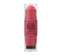 Rimmel London Multitasker Blush 'N' Brush Stick | Colorete | Tono 150 CHERRY ON POINT| 8g