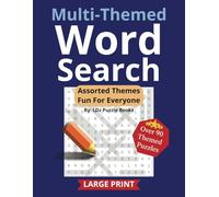 MultiThemed Word Search: Word Searches with Multiple Themes and Large Print | 8.5 x 11 inches, 119 pages | 90+ Puzzles…Gift for Vacations, Holidays, and Free Times