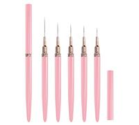 MultiTip - Juego de 5 pinceles de pintura para uñas, cerdas flexibles para un trabajo impecable floral y preciso, juego de herramientas profesionales de arte de uñas