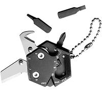 Multitools 14-en-1 moneda multiherramienta llavero plegable portátil acero inoxidable Edc gadgets diy herramientas de mano regalos para hombres mujeres mini herramienta de supervivencia para el aire l