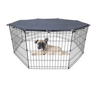 Multiuse Dog Playpen, Cover Puppy Playpen, Cover Sun Rain, Proof Outdoor | Ergonomic Playpen Cover, Fits 8 Panels, Dog Pen for, Outdoor and Indoor, Escape-Proof and Sunshade, Shield Protector
