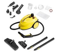 Multiuso Limpiador Vapor, 2000W Limpiador de Vapor Hogar Mano con Depósito 2L, Presión de Vapor: 5 Bar, 17 Accesorios, Ideal para Muebles, Sofá, Azulejos, Suelo, Ventana, Coche