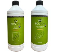 Multiusos EcoClean y Limpiacristales EcoGlass, pack combinado (1 L.)
