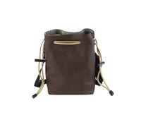 MultiValue Funda para cámara pequeña, impermeable, con cordón, suave piel sintética, pequeña con correa extraíble y dos bolsillos ocultos, café, 9.05 x 6.69 x 4.13 Zoll, moderno