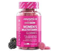 Multivitaminas Mujer | 60 Gominolas | con Colágeno Marino | Novomins