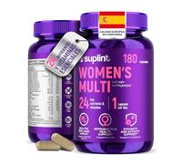 Multivitaminas Mujer Alta Potencia - Complejo A-Z con Vitamina B6, Hierro, Zinc y Vitex - 180 Cápsulas Veganas - Multivitamínico Mujer Completo con Vitaminas y Minerales