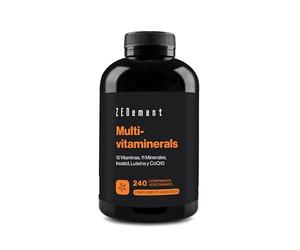 Multivitaminas y Minerales, Multivitamínico para 8 Meses | Complejo Vitamínico de 29 Activos Esenciales | Con todas las Vitaminas y Minerales para Hombre y Mujer | Zenement