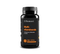 Multivitaminerals - 27 Vitaminas y Minerales con Luteína - 120 Comprimidos | Complejo integral con 13 Vitaminas, 13 Minerales y Luteína - Vegetariano, Sin Gluten - 1 al Día, 4 Meses - Zenement