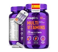 Multivitamínico Completo - 60 Cápsulas para 30 Días - Complejo de Vitaminas A-Z y Minerales como Zinc y Biotina - Suplemento para Hombres y Mujeres - Vitaminas A, B, C, D, E, B6, B12, K