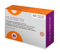 Multivitamínico Diabéticos y adultos +50 - 22 Nutrientes con Ácido Alfa Lipoico, DHA y Luteína - Apoyo al Metabolismo, Sistema Nervioso y Visión - 60 Comprimidos - Complemento alimenticio - Multibetix