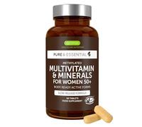 Multivitamínico Metilado para Mujeres 50+ con Calcio, Magnesio y Vitaminas del Grupo B de Alta Absorción, Sin Hierro ni Cobre, Apoyo Antioxidante, Ingredientes Puros, 60 Comprimidos Veganos, Igennus