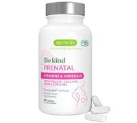 Multivitamínico Prenatal Completo con Ácido Fólico como Folato, Colina, Calcio y Hierro, con Ingredientes Puros y Limpios, Vegano, 60 comprimidos, de Igennus