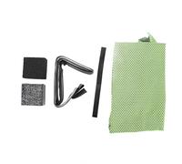 Multizenic Borrador de Paleta, Limpiador de Raqueta de Goma con Banda para el Sudor, Paquete de 2 removedores de Suciedad de Bolas elásticas para un Mejor Giro y fácil Mantenimiento, diseño