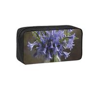 Muluhuo Bluebell bouquet03 - Estuche organizador de papelería de gran capacidad para oficina, viajes, uso diario