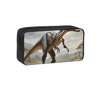 Muluhuo Velociraptor Dinosaur03 - Estuche organizador de papelería de gran capacidad para oficina, viajes, uso diario