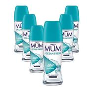 MUM Ocean Fresh Desodorante Roll-On Pack de 6 x 50 ml | Antitranspirante 48 Horas | Fragancia Ocean Fresh | Secado Rápido | Cuidado Diario | Total 300 ml
