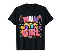 Mum of The Birthday Girl Donut Party Theme Camiseta