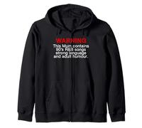 Mum Warning RnB Songs Lenguaje Fuerte Humor Adulto Madres Sudadera con Capucha